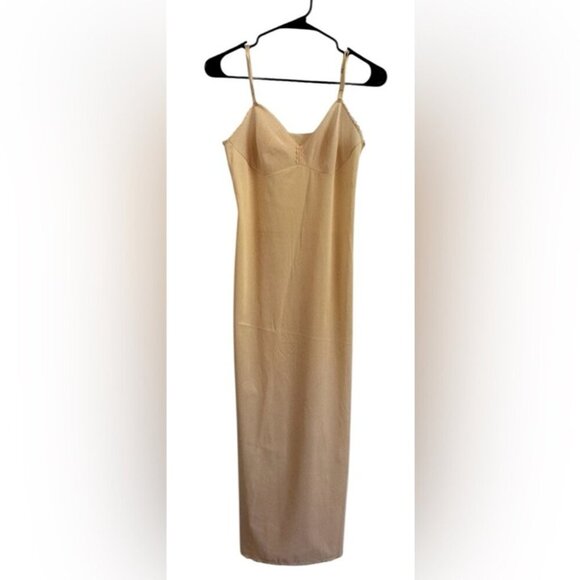 Vintage Vanity Fair Cream Chemise Slip on Gown Adjustable Straps Size Small - Picture 9 of 12